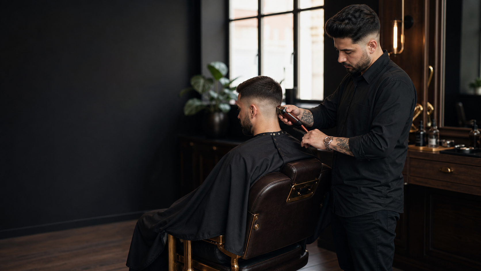 Heren fade bij Trend style